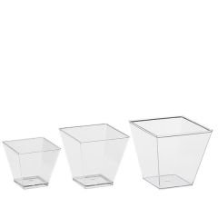 Plastik Prizma Kap 200cc - 15 gr
