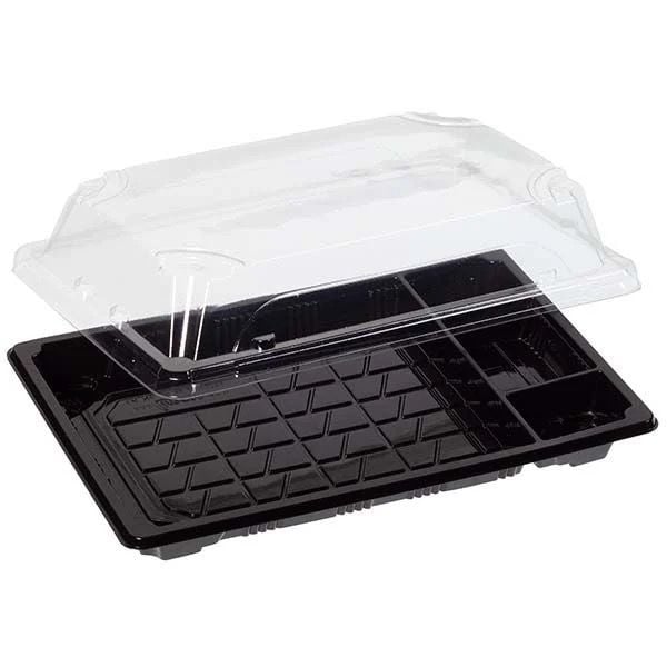 4 Bölmeli Sushi Kabı 216 x 136 mm