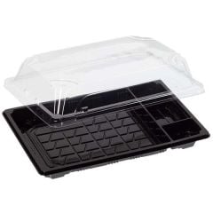 4 Bölmeli Sushi Kabı 216 x 136 mm