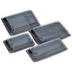 4 Bölmeli Sushi Kabı 216 x 136 mm