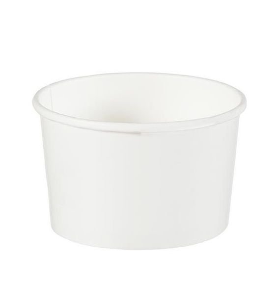 200 cc Beyaz Karton Dondurma Kasesi