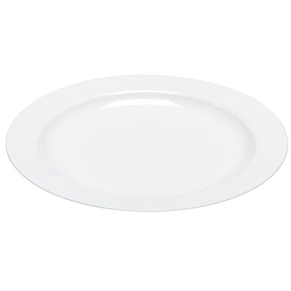 26 cm Plastik Beyaz Tabak