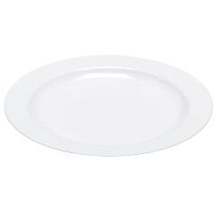 26 cm Plastik Beyaz Tabak