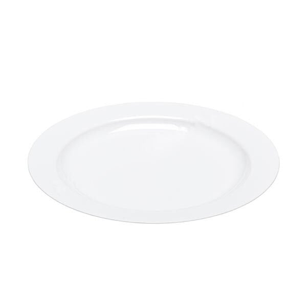 23 cm Plastik Beyaz Tabak