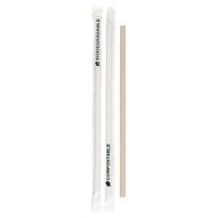 Kraft Kağıt Pipet Kağıt Sargılı 6 x 197 mm
