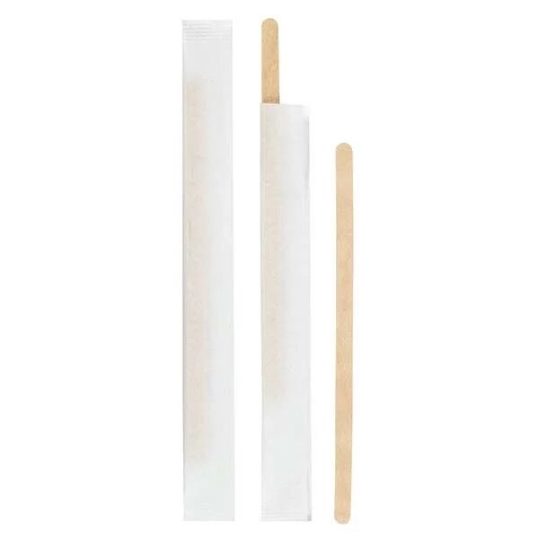 Kağıt Sargılı Tahta Karıştırıcı 11 cm