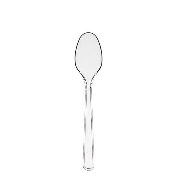 Lüks Plastik Şeffaf Tatlı Kaşığı 2,6 gr