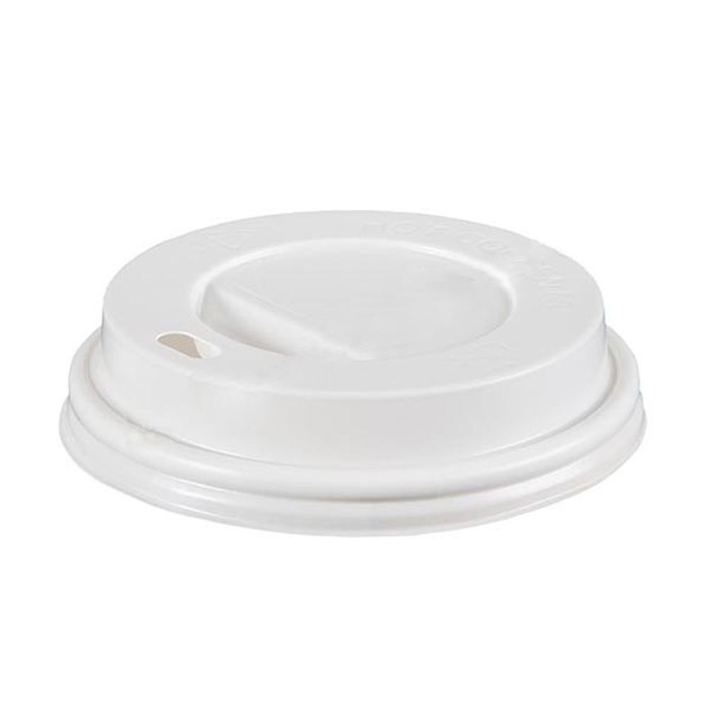 7 oz Beyaz Sıcak İçecek Kapağı