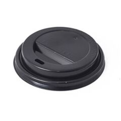 7 oz Siyah Sıcak İçecek Kapağı