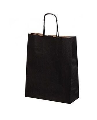Siyah Kraft Çanta Mini Boy 18x8x24