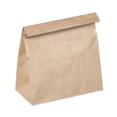 Sapsız Kraft Taşıma Torbası Büyük Boy 25x14x28 cm