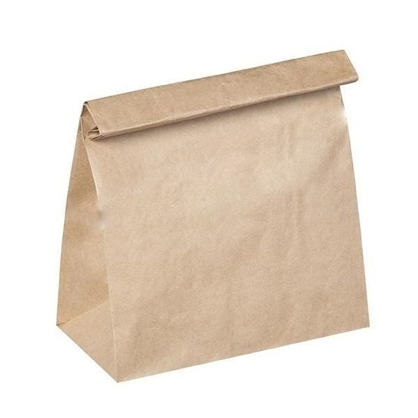 Sapsız Kraft Taşıma Torbası Orta Boy 22x11x28 cm