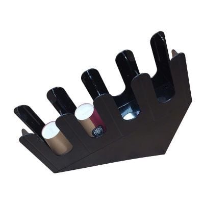 Karton Bardak Standı - Siyah Polycarbonat