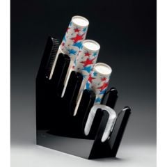 Karton Bardak Standı - Siyah Polycarbonat