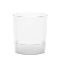 Plastik Yuvarlak Viski Meşrubat Bardağı 155 cc