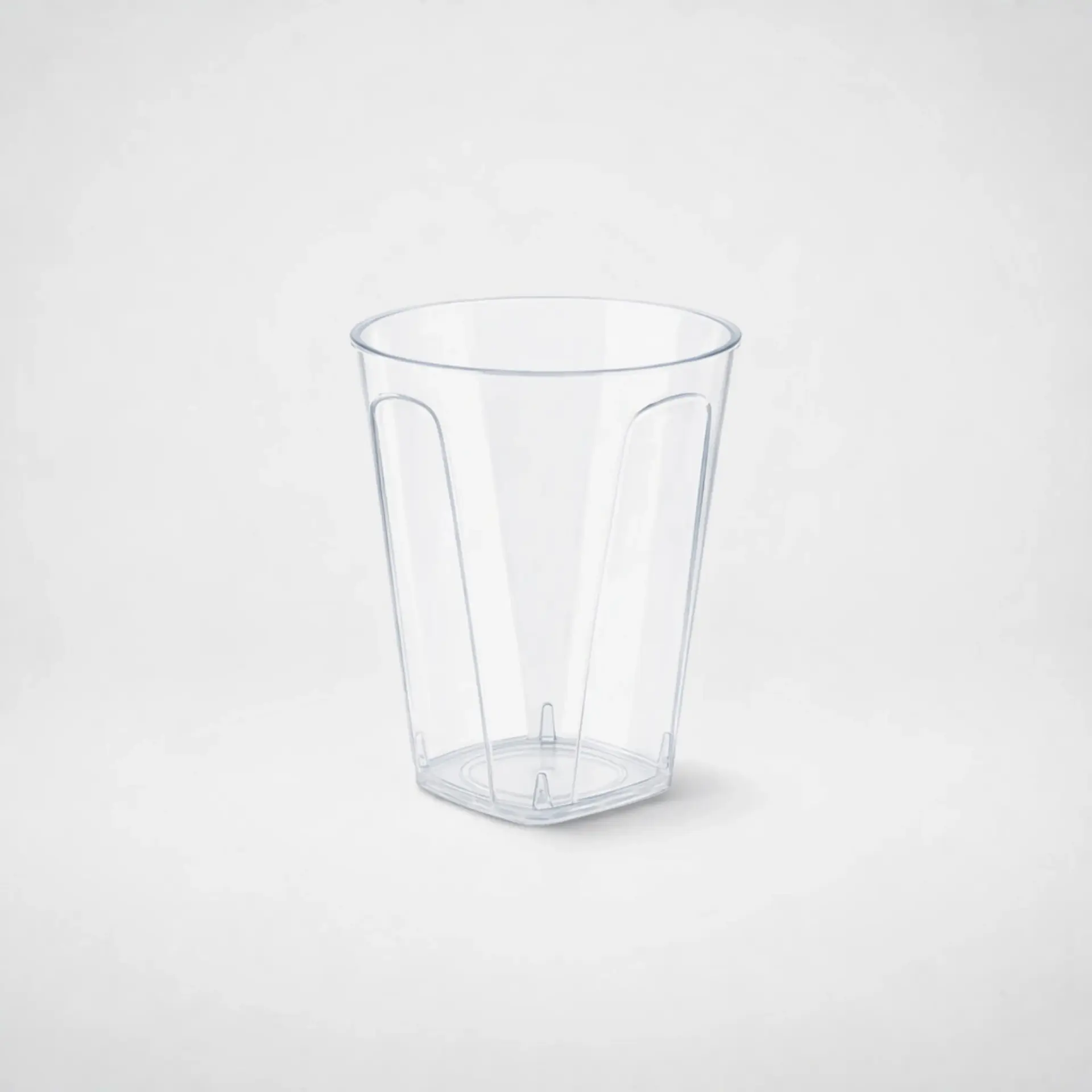 Plastik Köşeli Shot Bardağı 60 cc